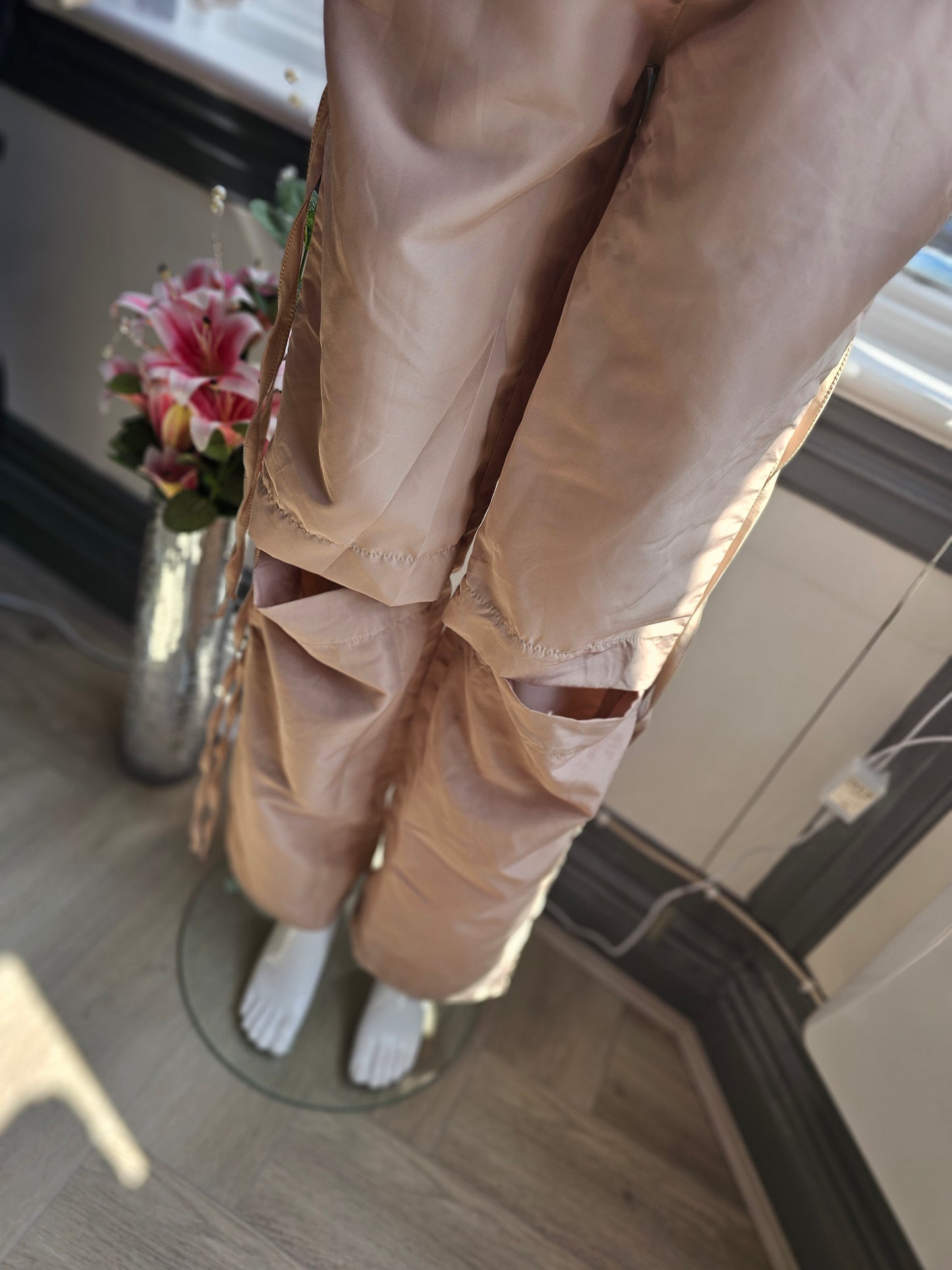 TRS00009 Knee Cut Cargo Trousers