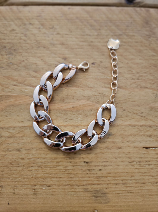 BRC00016 Chunky Curb Chain Bracelet