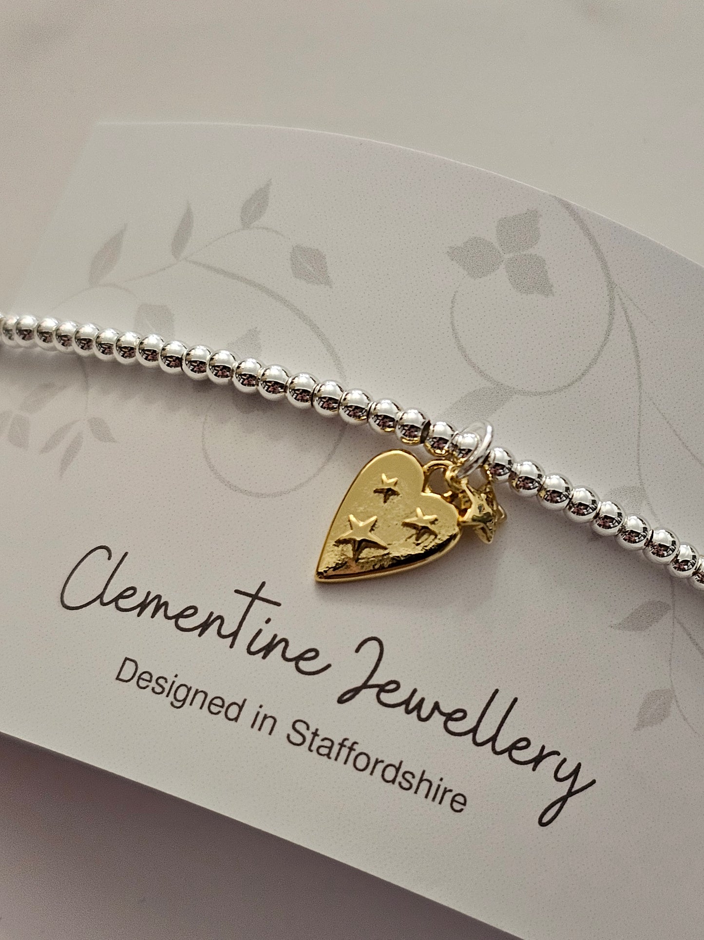 CJB00014 Clementine Jewellery - Nadia Heart Bracelet