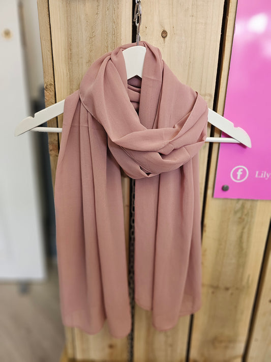 SCF00054 Plain Chiffon Scarf