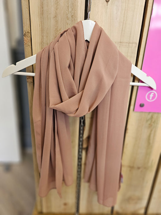 SCF00057 Plain Chiffon Scarf