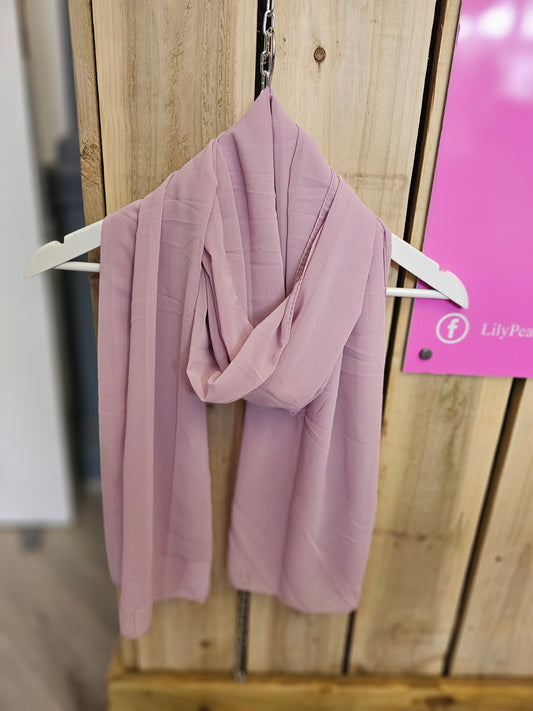 SCF00060 Plain Chiffon Scarf