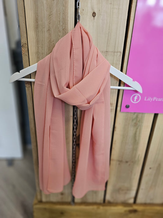 SCF00061 Plain Chiffon Scarf