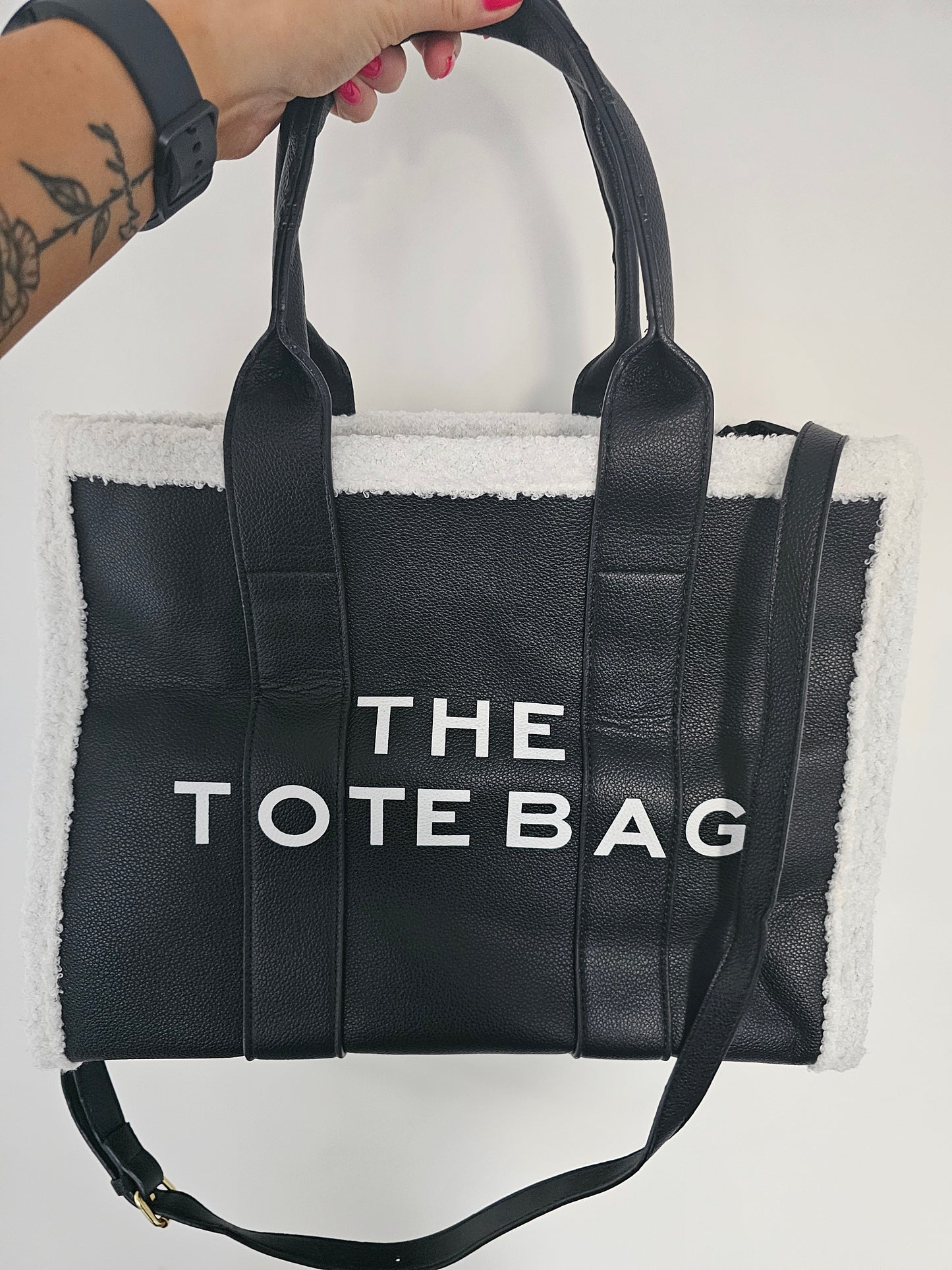 Faux Fur Edge The Tote Bag