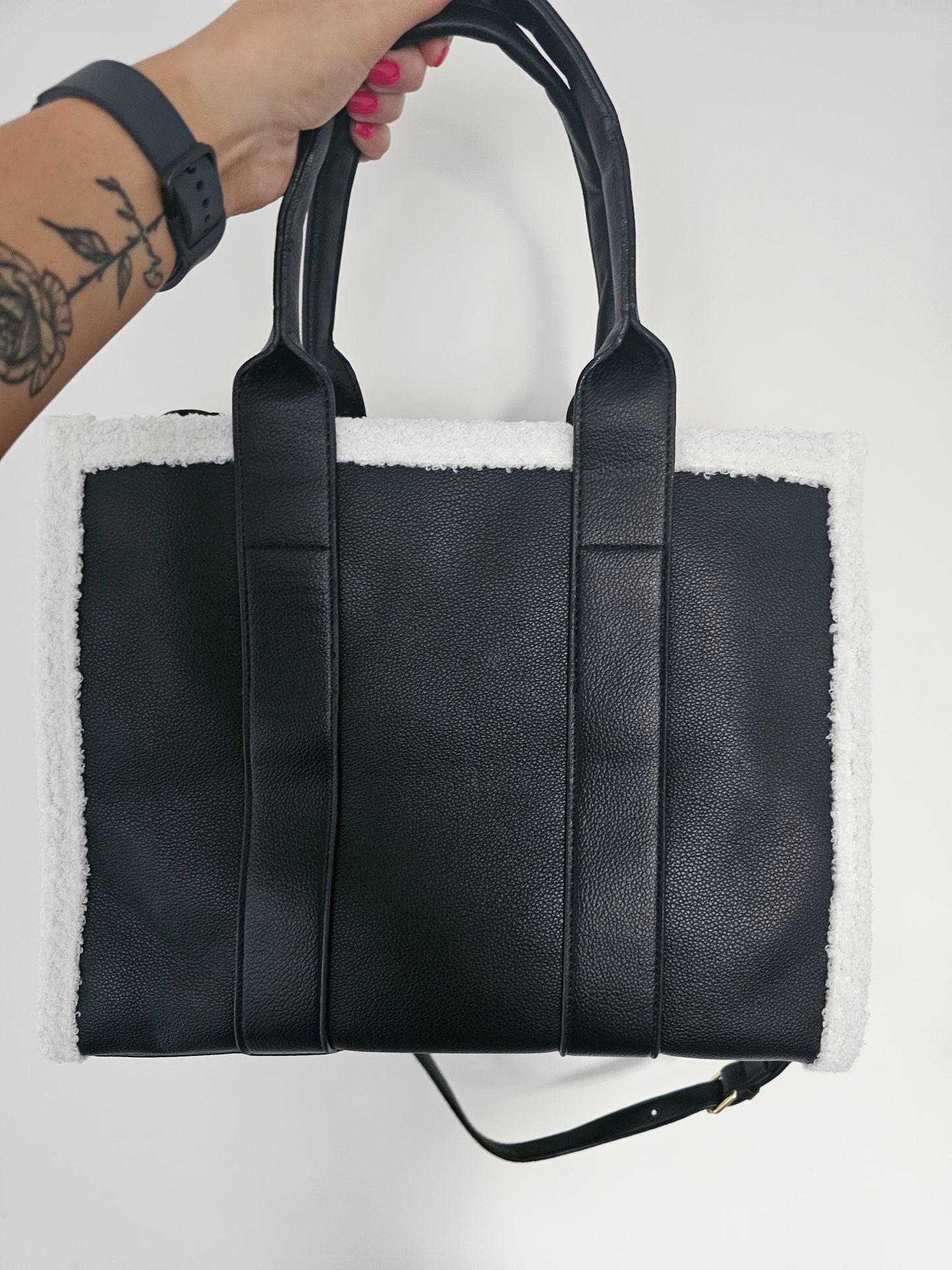 Faux Fur Edge The Tote Bag