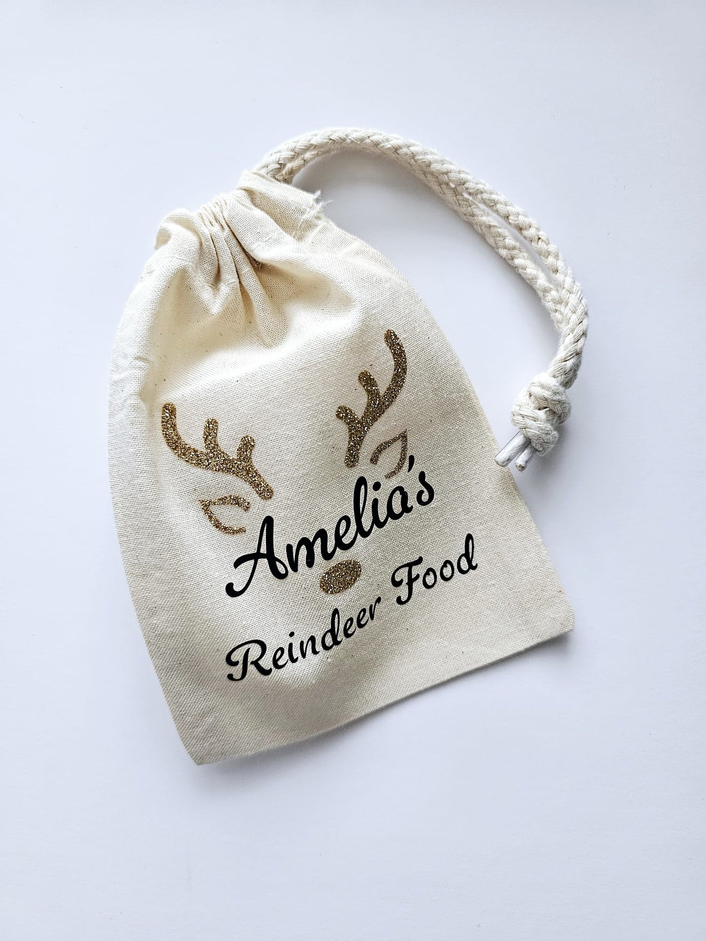 Personalised Reindeer Food Bag