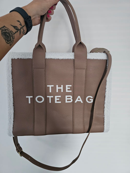 Faux Fur Edge The Tote Bag